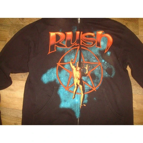 RUSH HOODIE 2009 STARMAN 2112 VINTAGE NEW‎ SZ SMALL - Picture 2 of 2